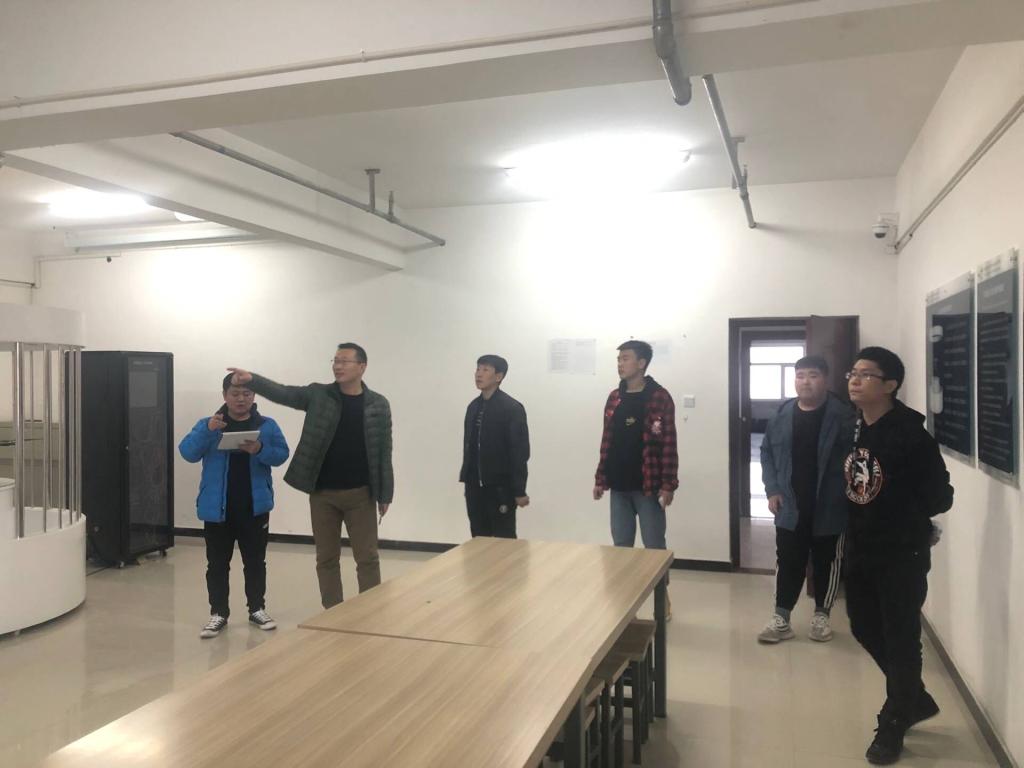 我系对无人机实训中心进行安全排查