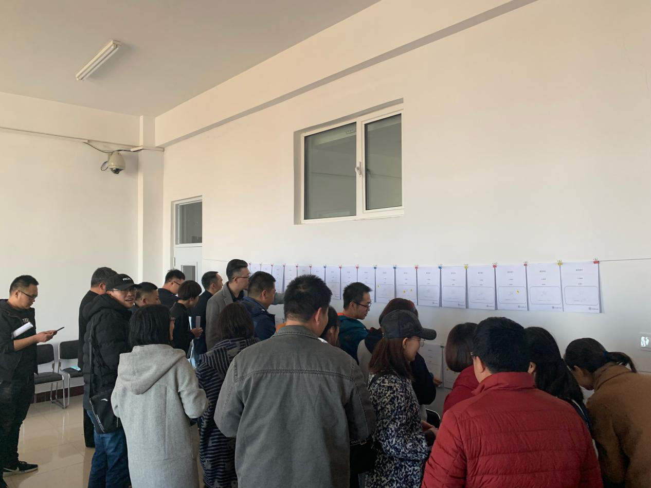 建工系教师参观我系教学设计并进行投票